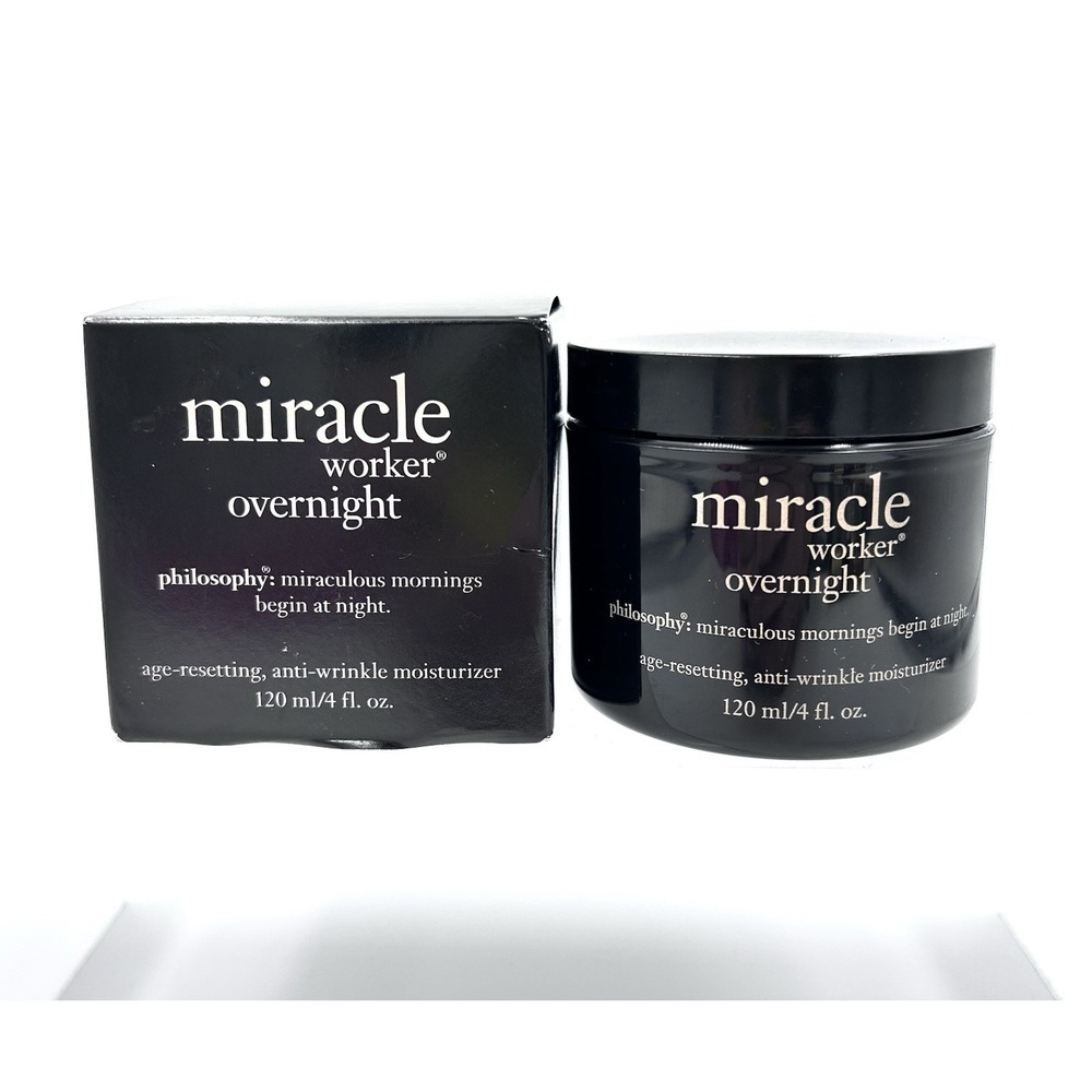 Philosophy Miracle Worker OVERNIGHT Age Resetting Anti Wrinkle Moisturizer 4oz